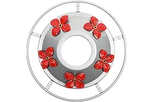 Metal Helix 32 Port Hummingbird Feeder Replacement Cover and Brush