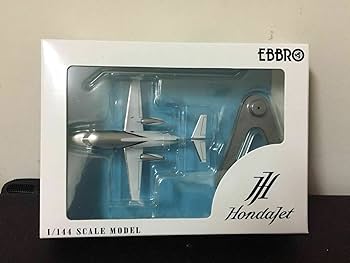 Amazon.com: Ebbro for Hondajet Private Business Jet Silver 1