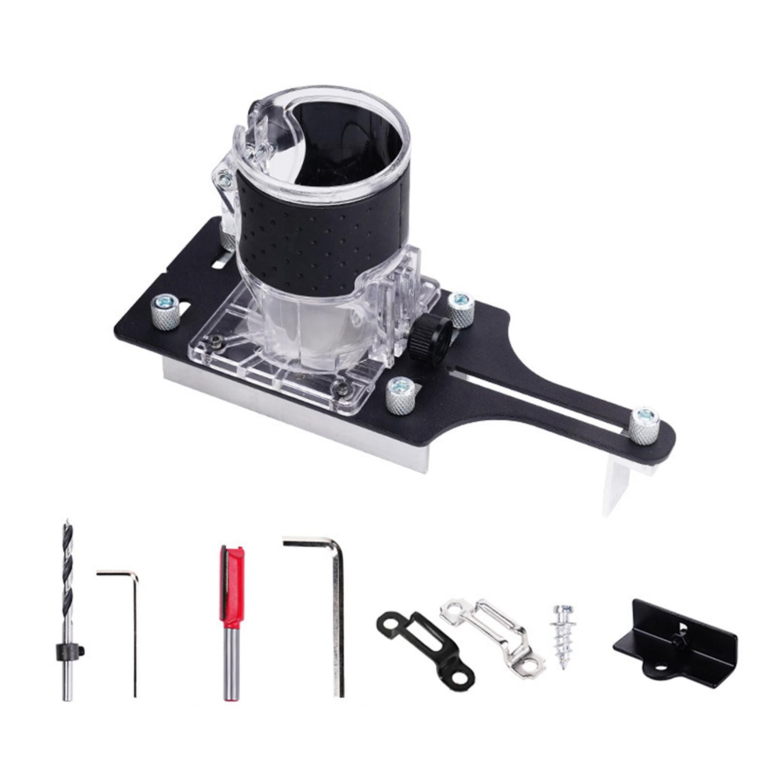 2 in 1 Grooving Aid and Positioner Feature Limiter Accuracy Scale Adjustable Fence 10 40mm for Woodworking Feature Limiter