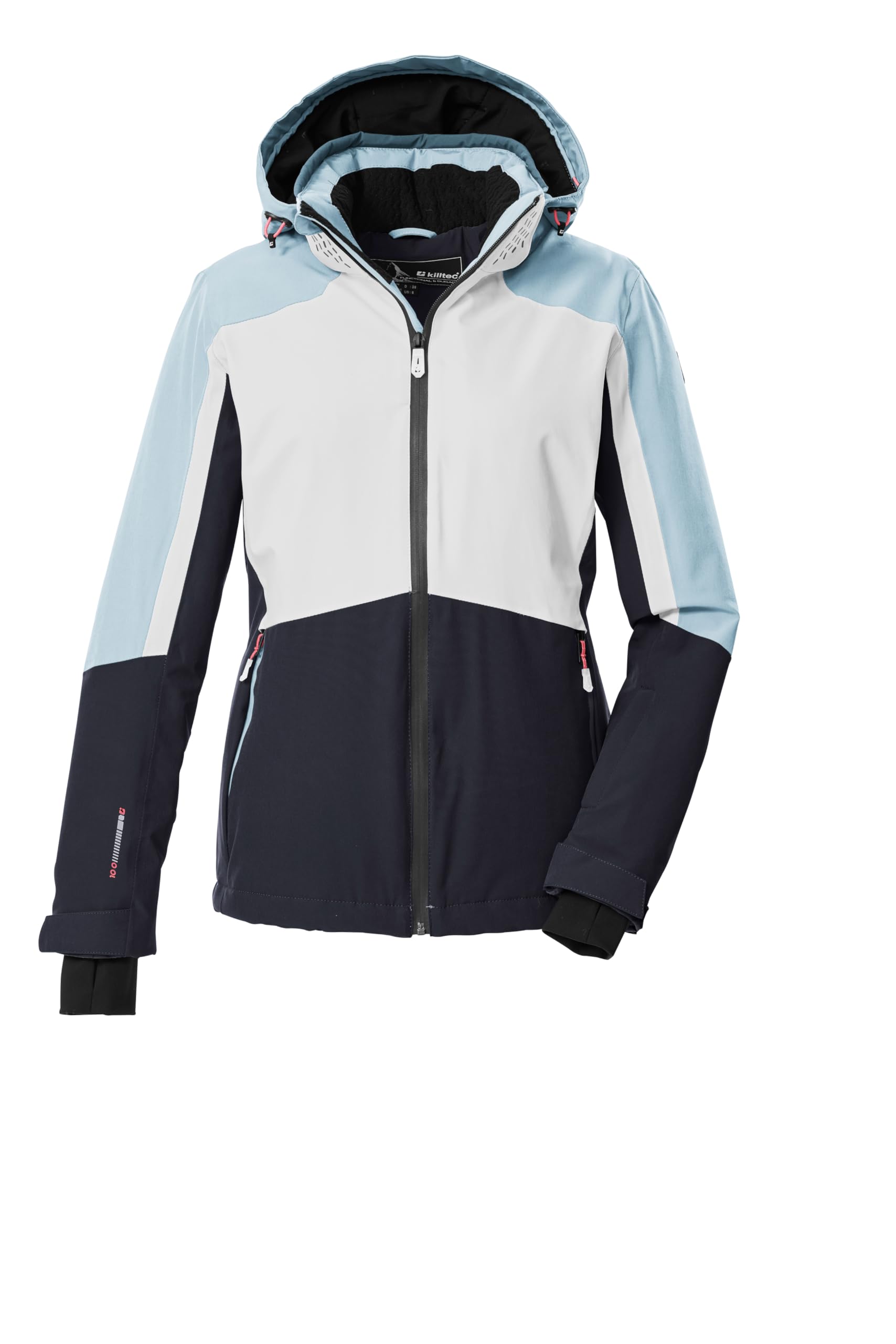Killtec Damen Ksw 28 Wmn Ski Jckt Skijacke/Funktionsjacke mit abzippbarer Kapuze und Schneefang