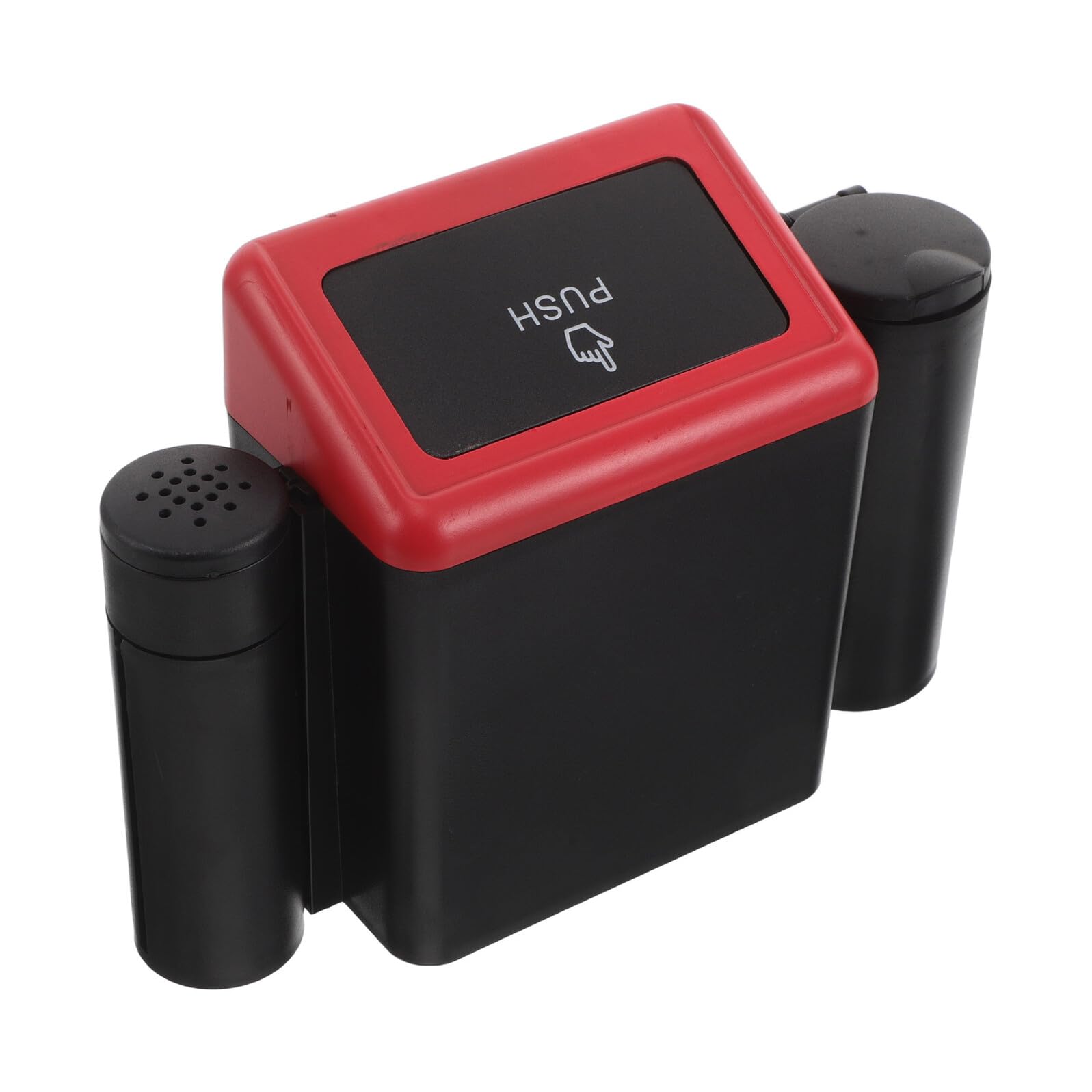 Cubo de basura para coche con tapa de resorte cenicero portátil ABS multiusos 8