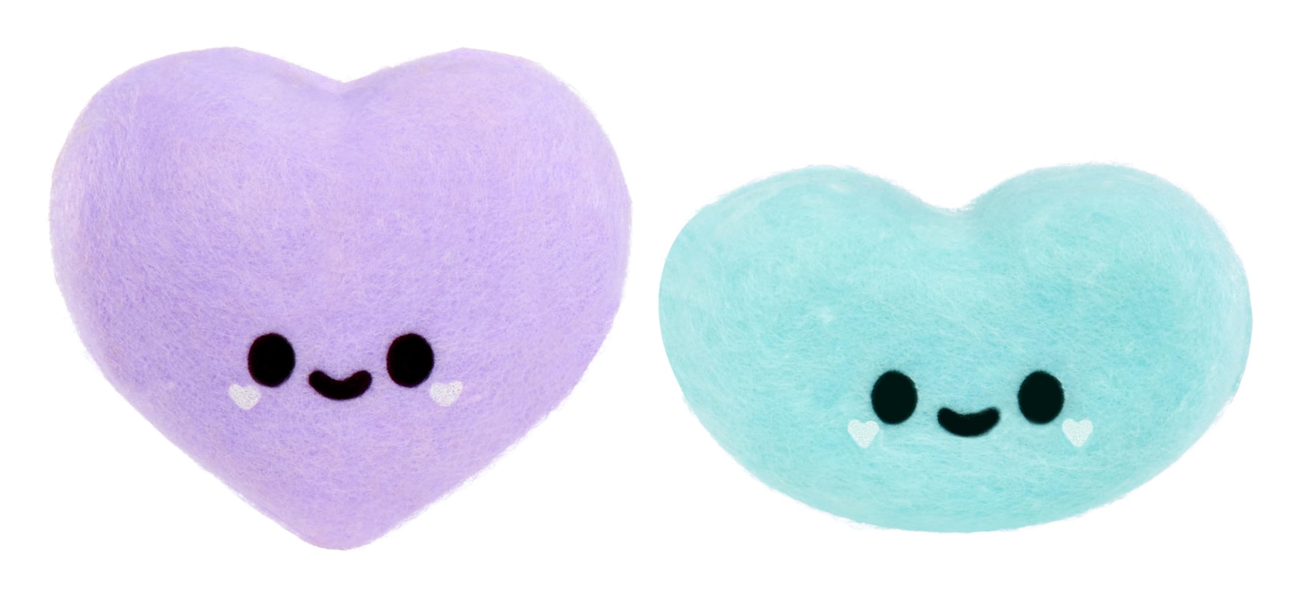 Fluffie Stuffiez Minis -Jelly Bean and Heart Candy - Soft and Squishable Mini Collectibles - Surprise Reveal Unboxing - Tactile Play and Fidget DIY - For Kids Ages 4+
