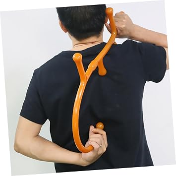Acupuncture Massage Tool Body Massage Tool Deep Tissue Relief with Extended Handle for Leg Shoulder Pain Relief Device PP Material