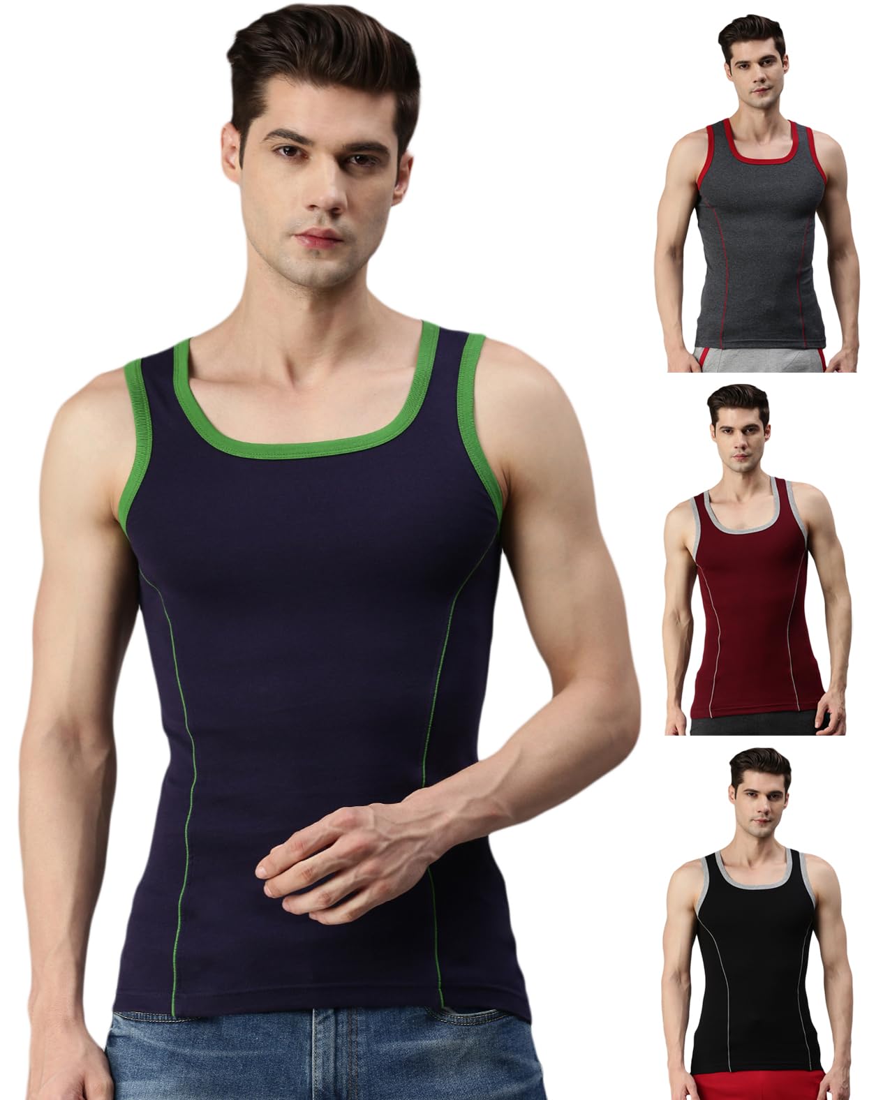 onn Gym Vest | Round Neck | Breathable Workout Innerwear | Ultra Soft Moisture Wicking |Stylish & Comfortable Vest-picture-11