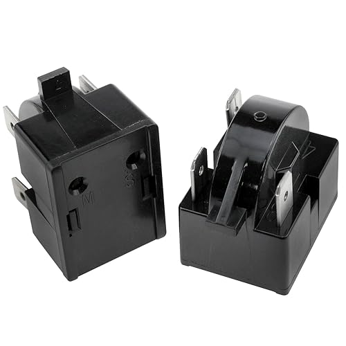 Miniatura 2 de Arrancadores de compresor enfriador de 3 pines Relés de arranque de refrigerador de 4.7 ohmios-2PCS