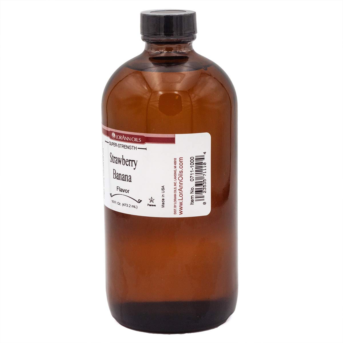 LorAnn Strawberry Banana SS Flavor, 16 ounce bottle