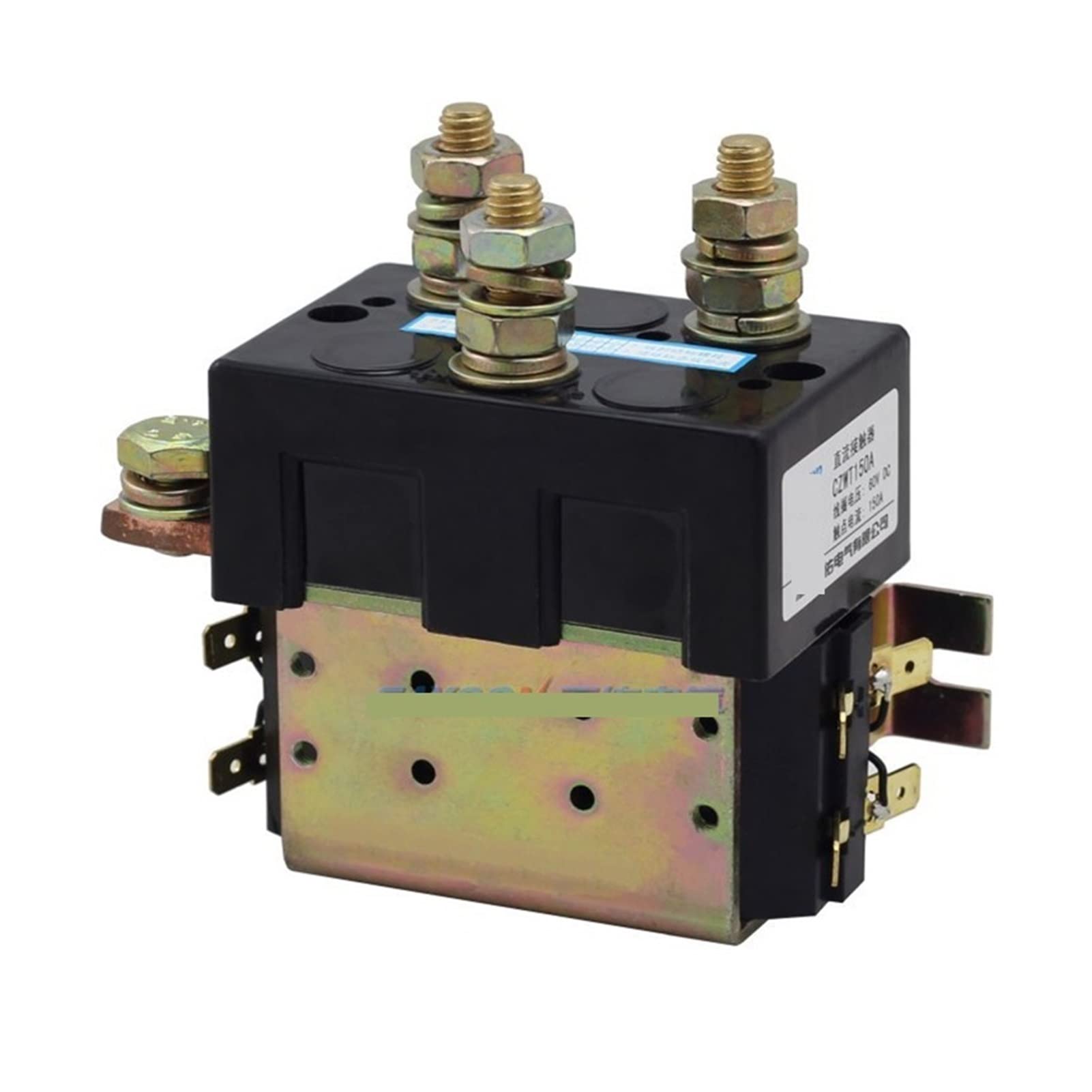 MUYTQAERG DC contactor CZWT150A ZJWT150A D C Contactor Relay DC88 12V 24V 36V 48V 60V for Electric Vehicle Forwarding and Reversing Motor(Coli Voltage 60vdc)