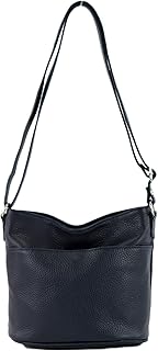 T198 - ital. Borsa a tracolla piccola in pelle