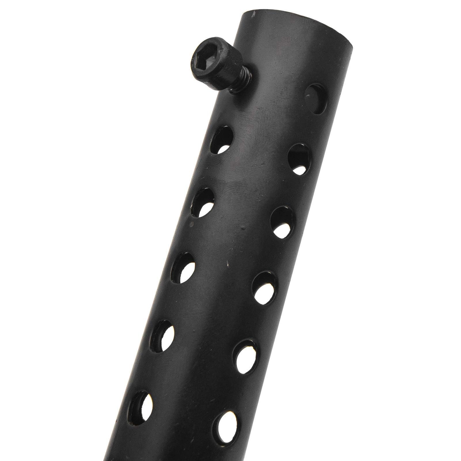 Silenziatore per moto, KACEPAR 35mm DB Killer Muffler Baffle, Silenziatore universale per tubi di scarico, Silenziatore rimovibile, Nero, 2 pezzi