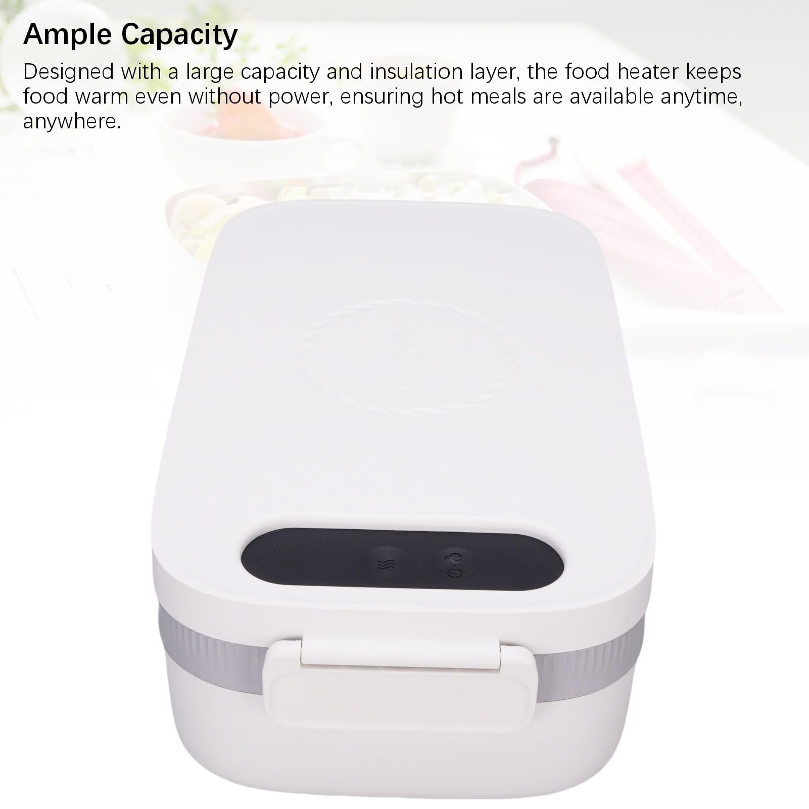 Calentador de Alimentos Portátil Acero Inoxidable 304 Batería 14000 mAh para Trabajo Escuela Viajes Camping Calentador Portátil para Comida Calentador de Comida Exterior