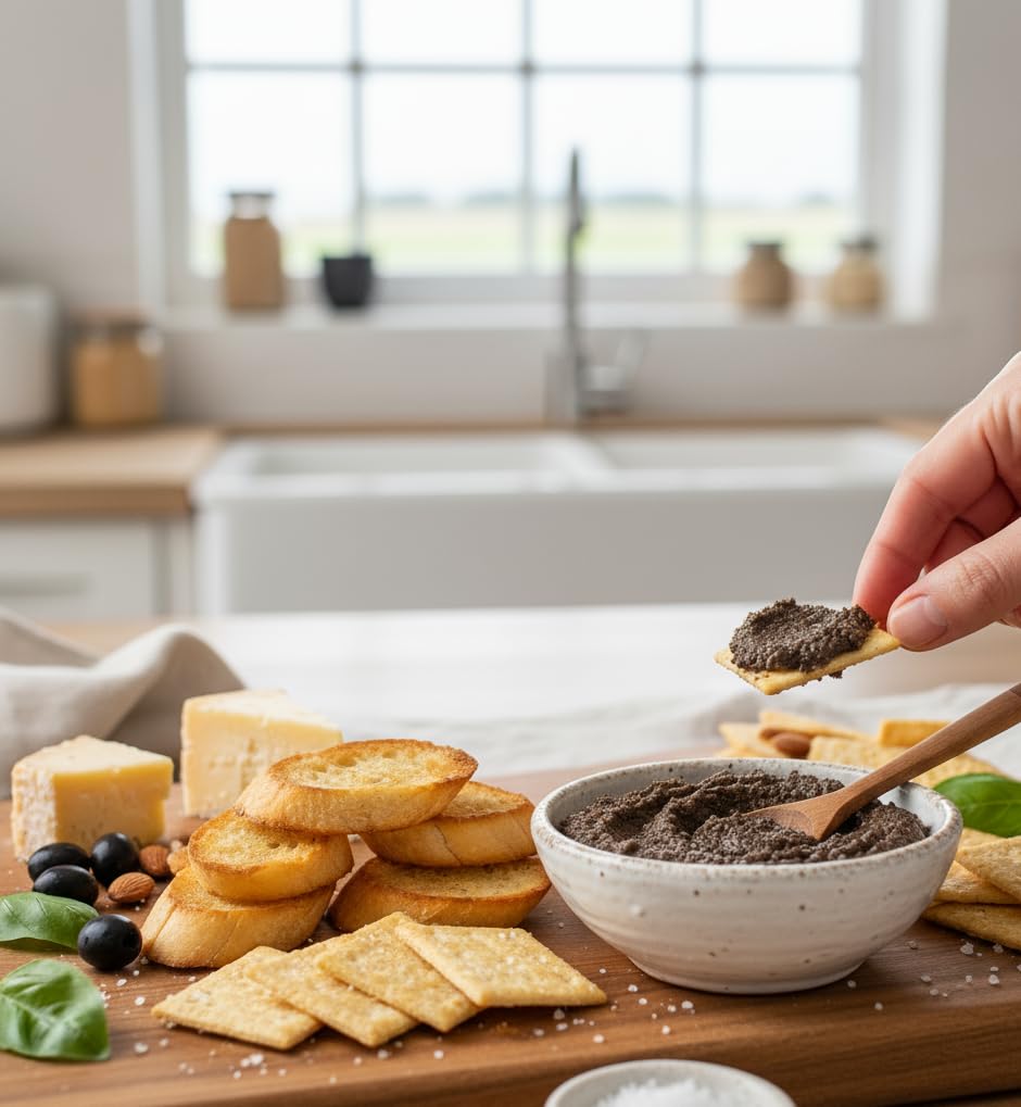 Villaolivo Paté Gourmet Aceitunas Negras 100% Natural Pack 3x125 g Tapenade Artesanal Sin Conservantes Aperitivo Español