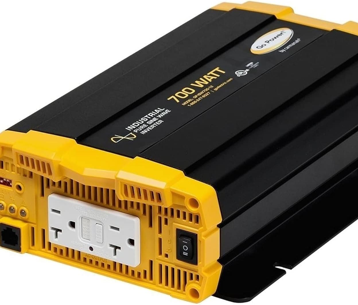 Go Power GP-ISW2000-12 Industrial Pure Sine Wave Inverter - 2000 Watt / 12V