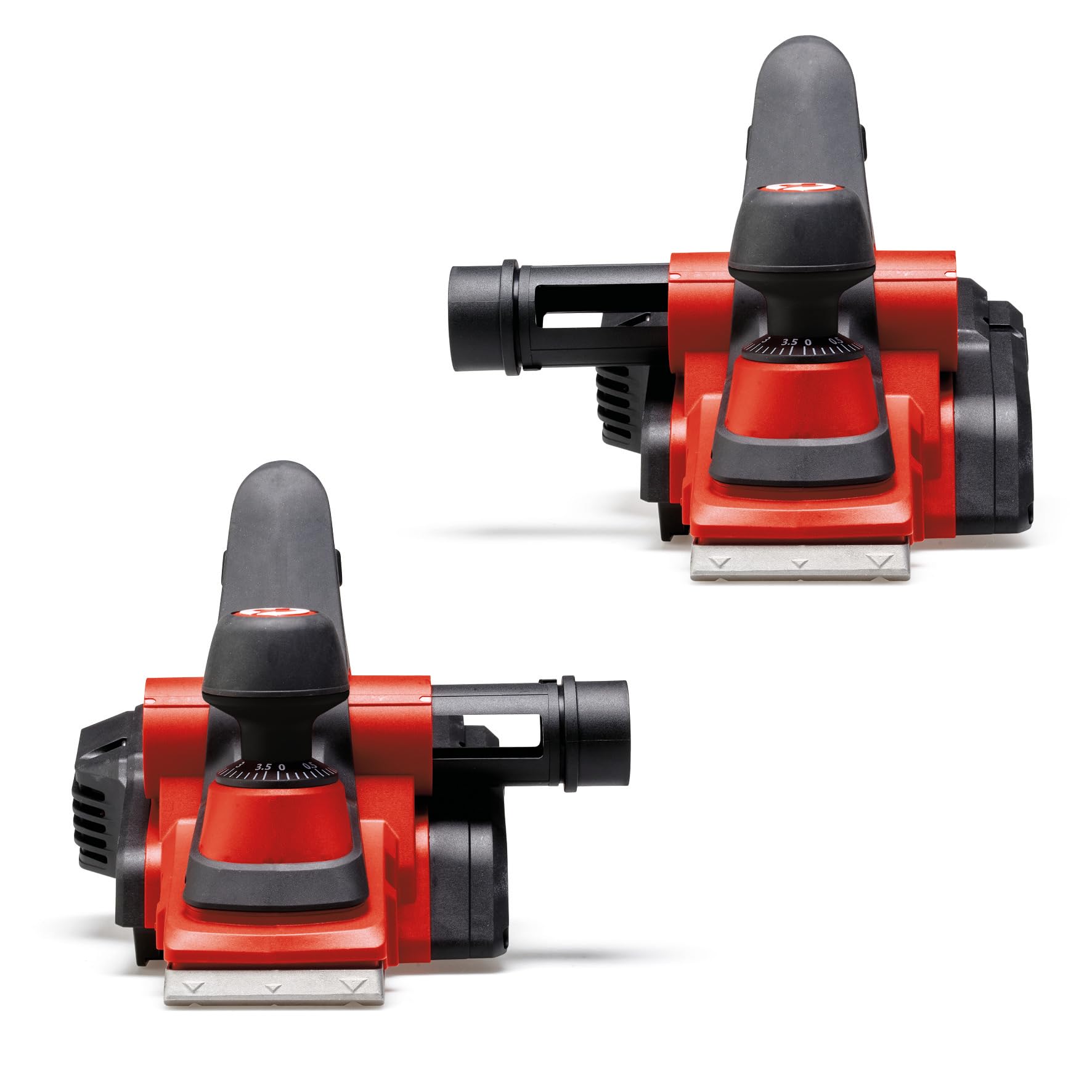 Einhell Elektrohobel TE-PL 920 (920 Watt, 82 mm Hobelbreite, bis 3,5 mm Spantiefe, Falztiefen-/Parallelanschlag, autom. Parkschuh, Absaugadapter, inkl. 2x TCT-Wendemesser)