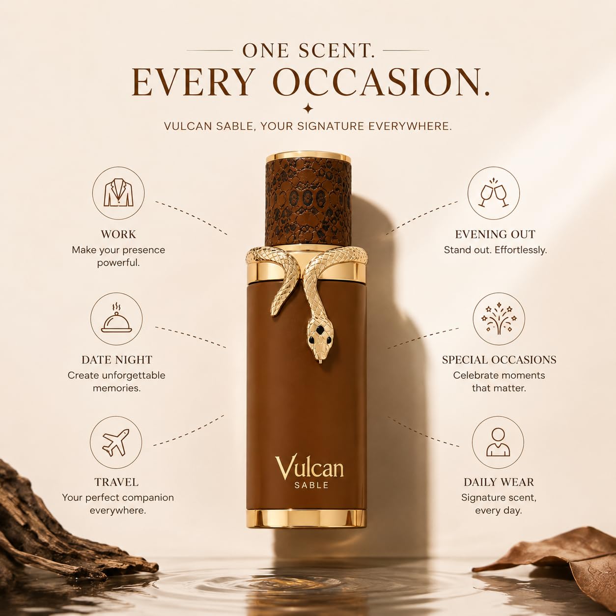 Amazon.com : French Avenue Vulcan Sable EDP 100ml : Beauty
