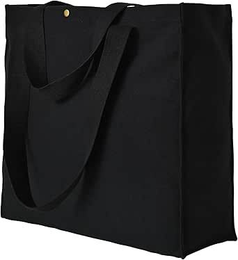 Augbunny Xl Heavy Duty Canvas Grocery Bag Multi Purpose Tote | Cuotas sin interés