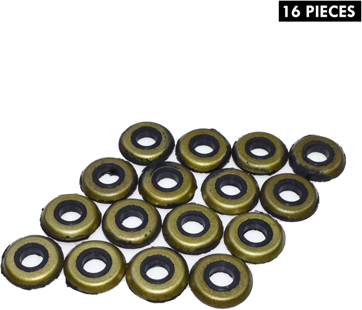 Valve Cover Bolt O-Ring Grommet Washer Seal for TTA LUS GS300 IS300 SC300 2JZ-GE 2JZGE 3.0L 90210-07001(16 Pieces)
