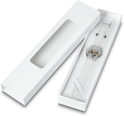 Miniatura 3 de Swatch Gent Biosourced Reloj Unisex Casual Plástico Transparente Cuarzo Impermeable Claramente Gent