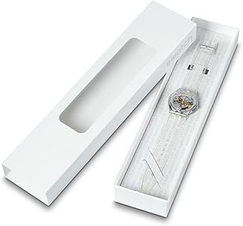 Swatch Gent Biosourced Unisex Watch Casual Polymer Transparent Quartz Waterproof Clearly Gent