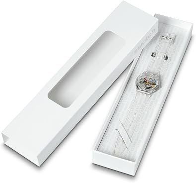 Swatch Gent Biosourced Unisex Watch Casual Polymer Transparent Quartz Waterproof Clearly Gent