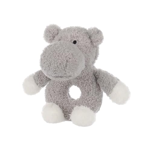 Miniatura 4 de Apricot Lamb Juguete suave de sonajero de hipopótamo para bebé, animal de peluche para recién nacido, agitador de mano suave de más de 0 meses