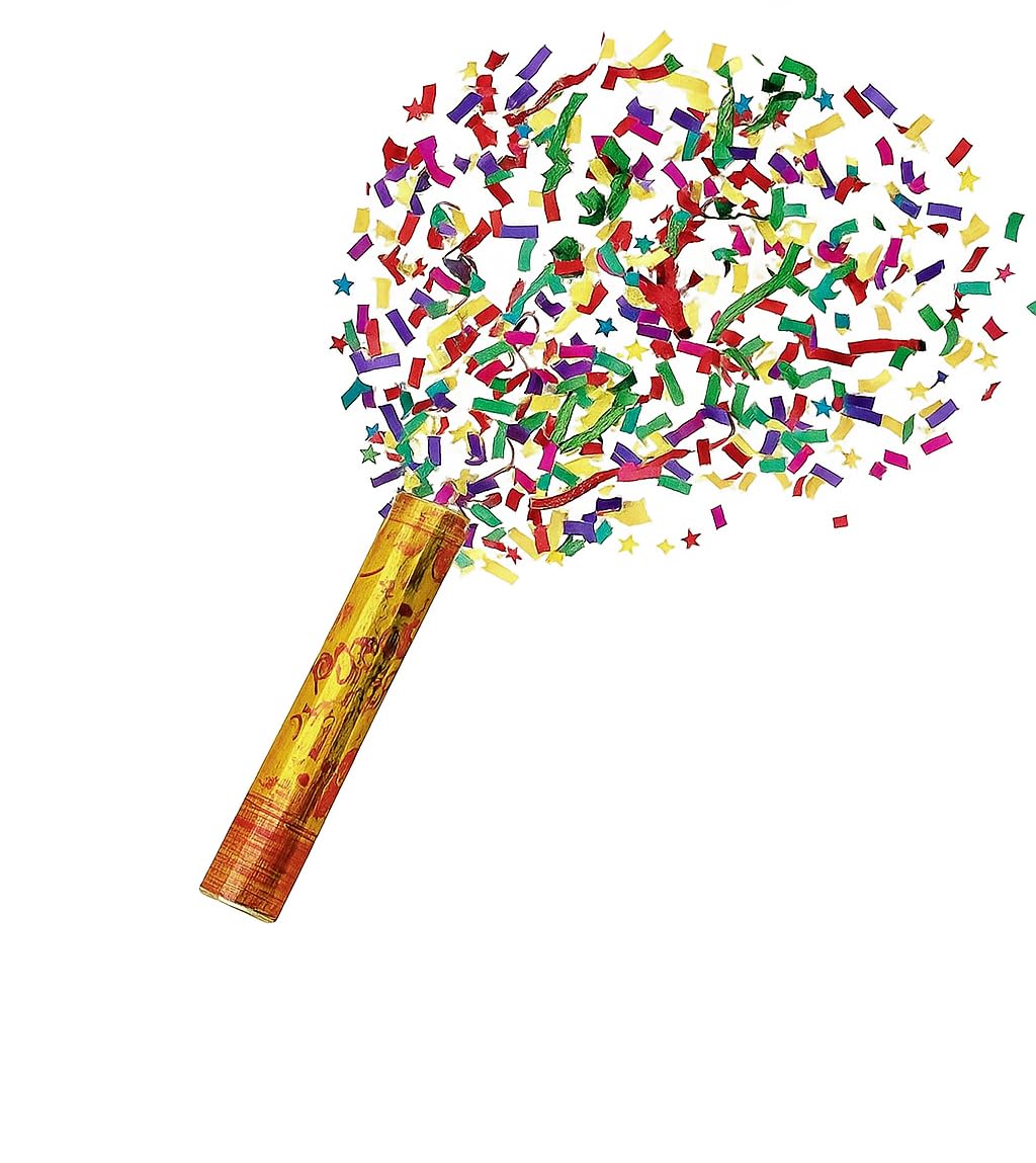 Confetti Popper for Parties & Birthdays - FREE SHIPPING -4