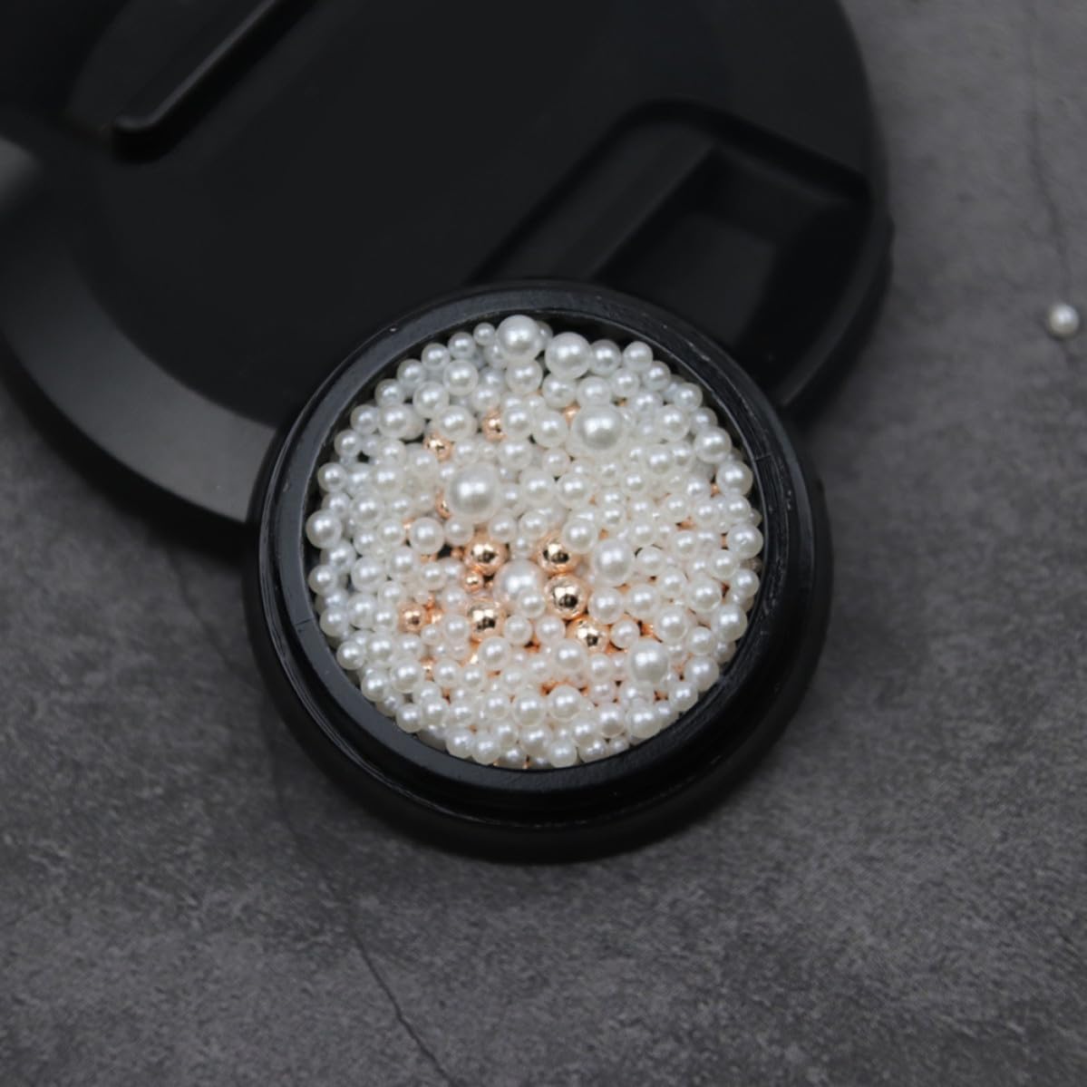 DIY Nail Art Beads Pearl Decoration Set for Women 4pcs