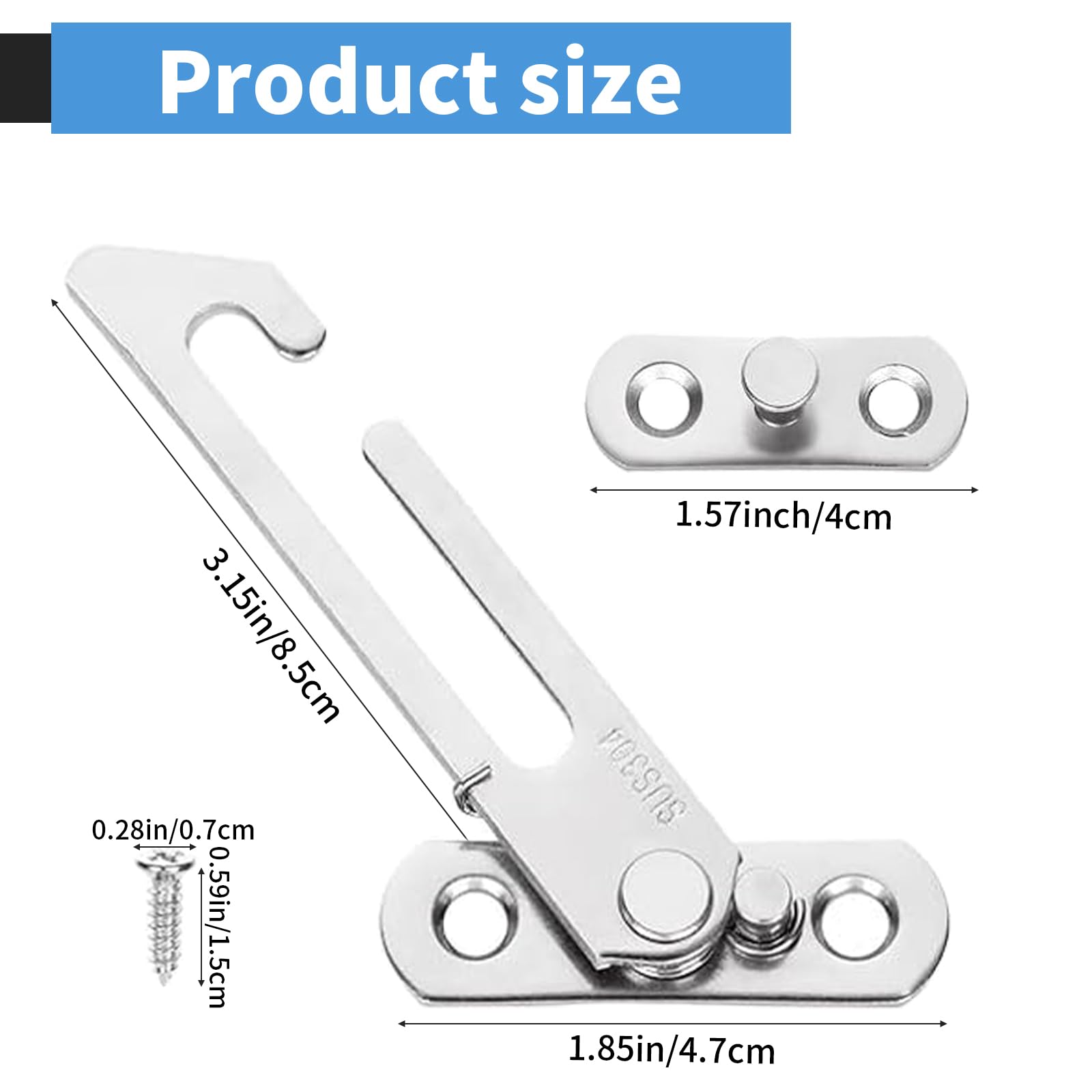 8 PCS Window Restrictors Locks - Image 2