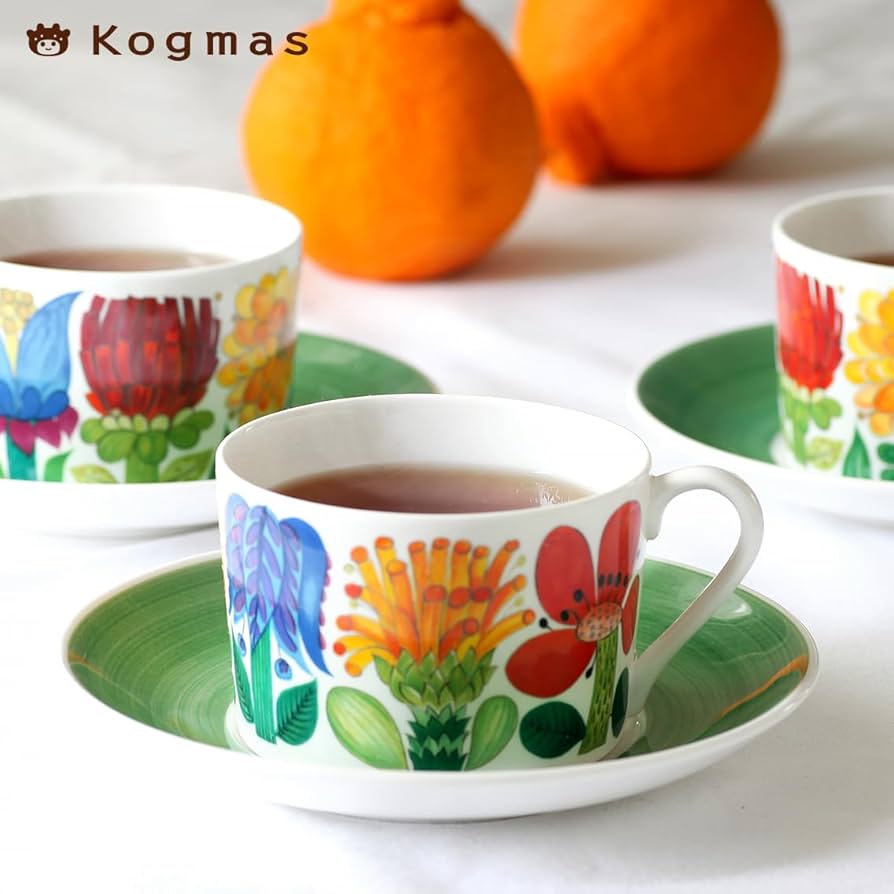 Amazon | Gustavsberg グスタフスベリ Tahiti タヒチ ティーカップ