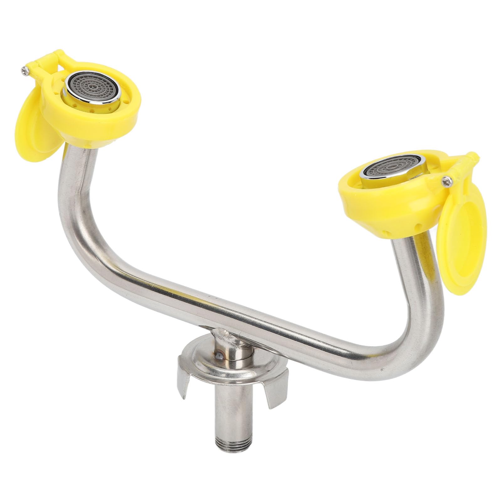 Wall Mounted Emergency Eyewash Station, Aerated Spray Cleaning Stainless Steel and ABS Portable First Aid Emergency Eyewash Unit for