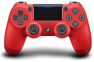 Fiery Fury: PS4 Controller Blazing in Magma Red