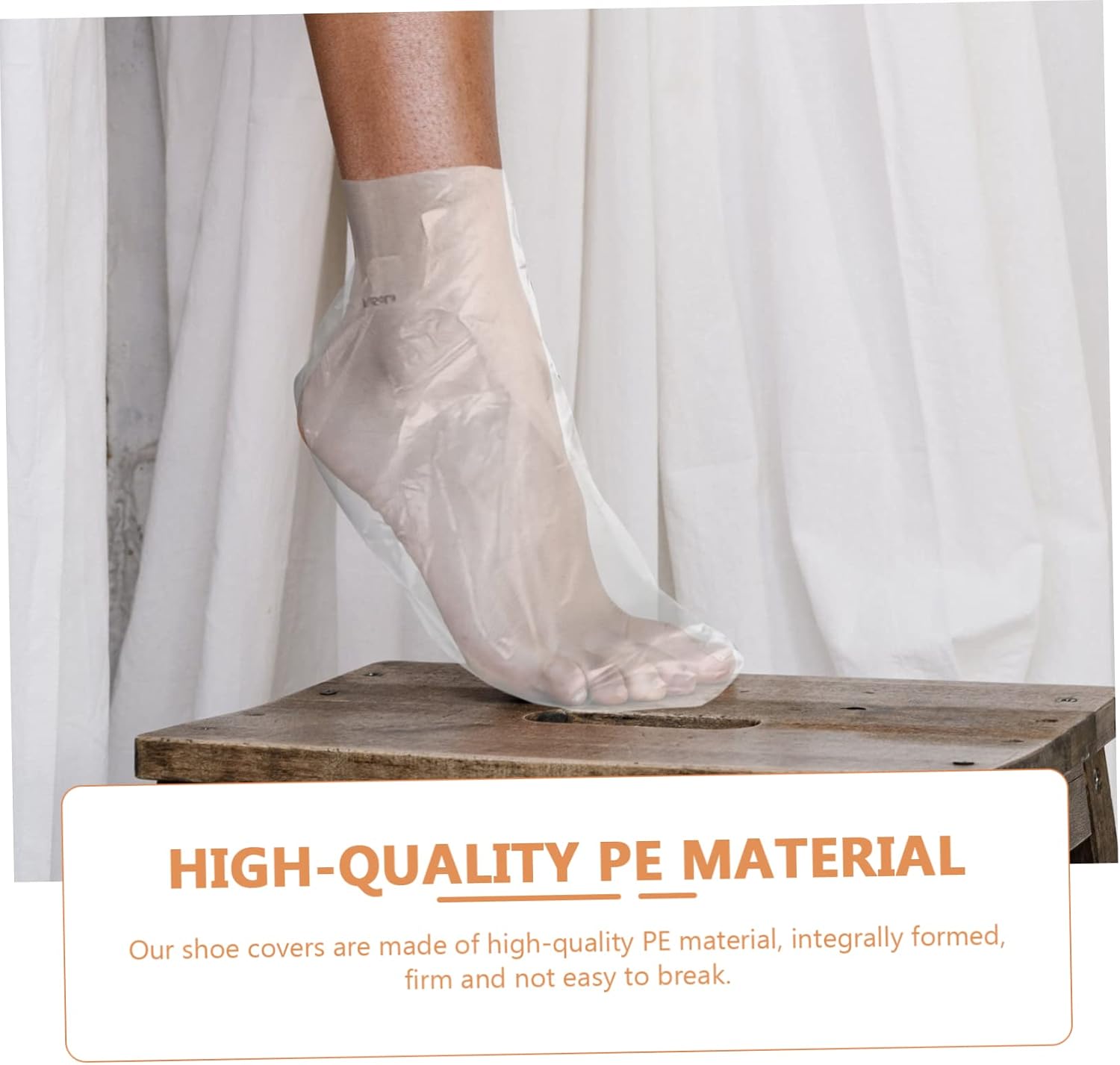 Plastic Hand Foot Covers Easy to Fix Stickers Foot and Hand Care for Women Spa Home Hotel Use