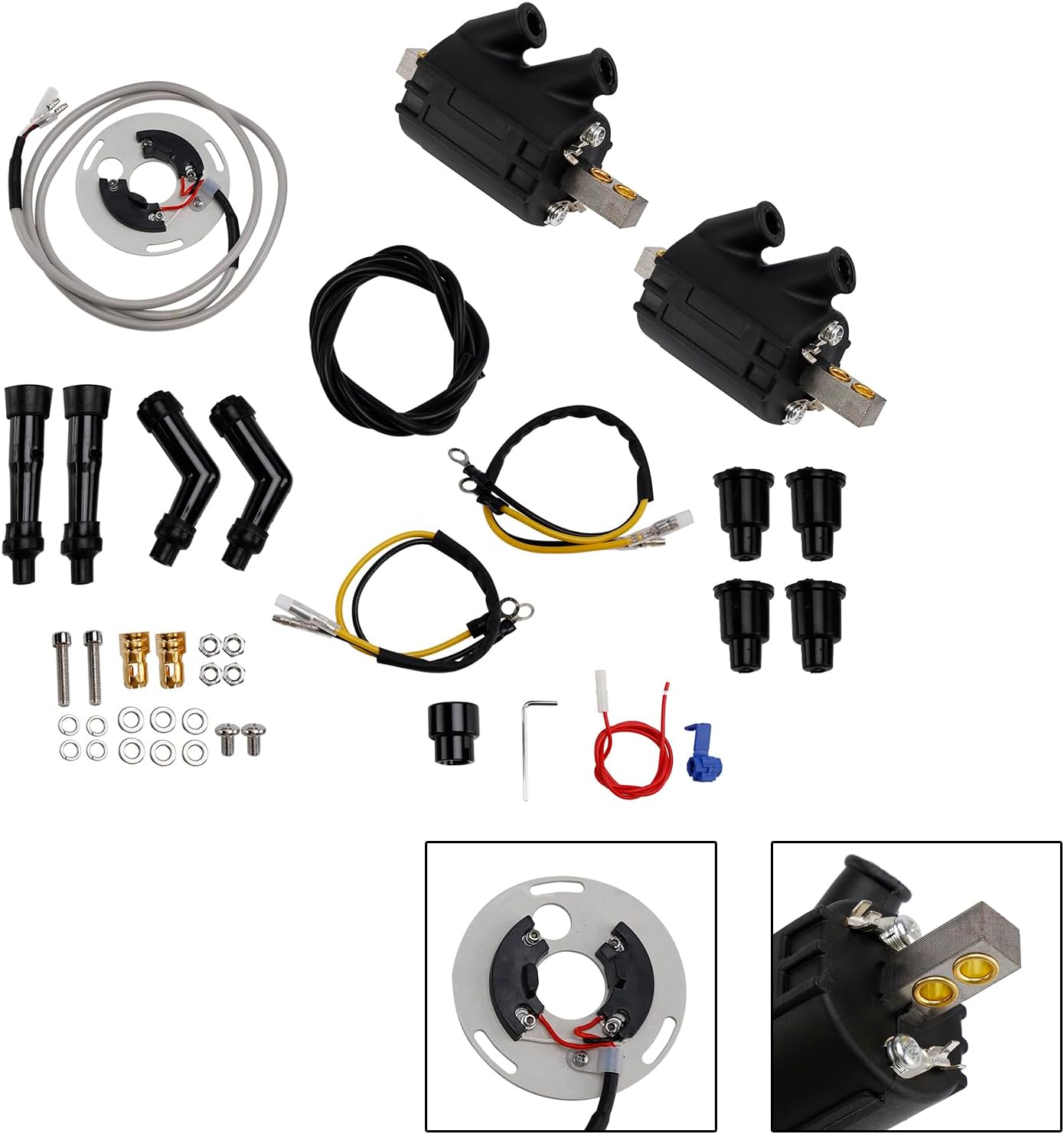 Areyourshop Electronic Ignition Kit CDI Ignition System Unit Box for Honda CB750A Automatic 1976-1978, CB750F Super Sport 1975-1978, CB750K Four 1969-1978