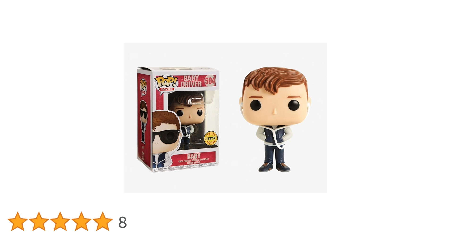 ベイビー・ドライバー FUNKO POP! フィギュア POP Baby Driver Baby Vinyl Figure CHASE : Amazon.ca: Toys