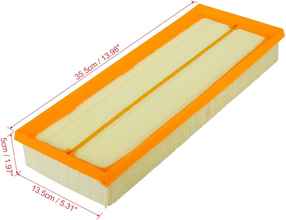 X AUTOHAUX 2 Pcs Car Air Filter with Activated Carbon 2730940404 for Mercedes-Benz