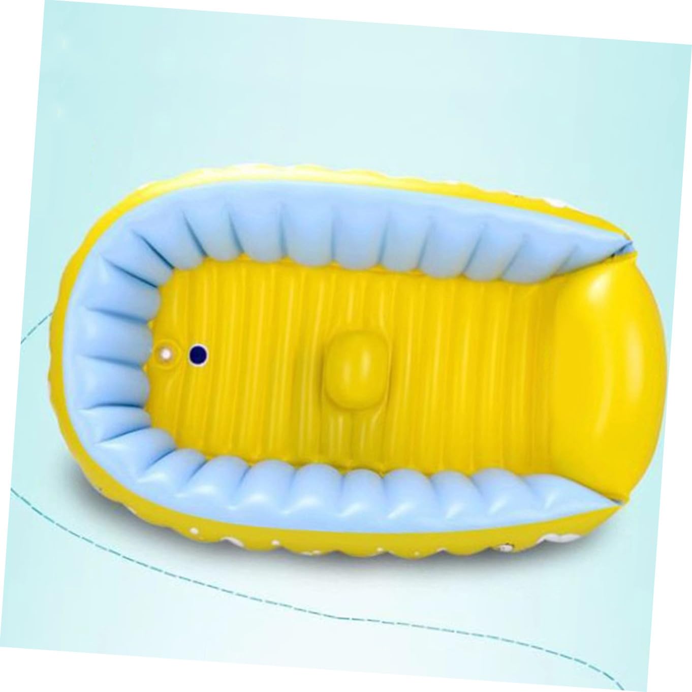 Bañera Hinchable para Niña de PVC Duradera y Portátil Piscina Interior para Baño y Adecuado para Recién Nacidos Fácil de Inflar y Guardar