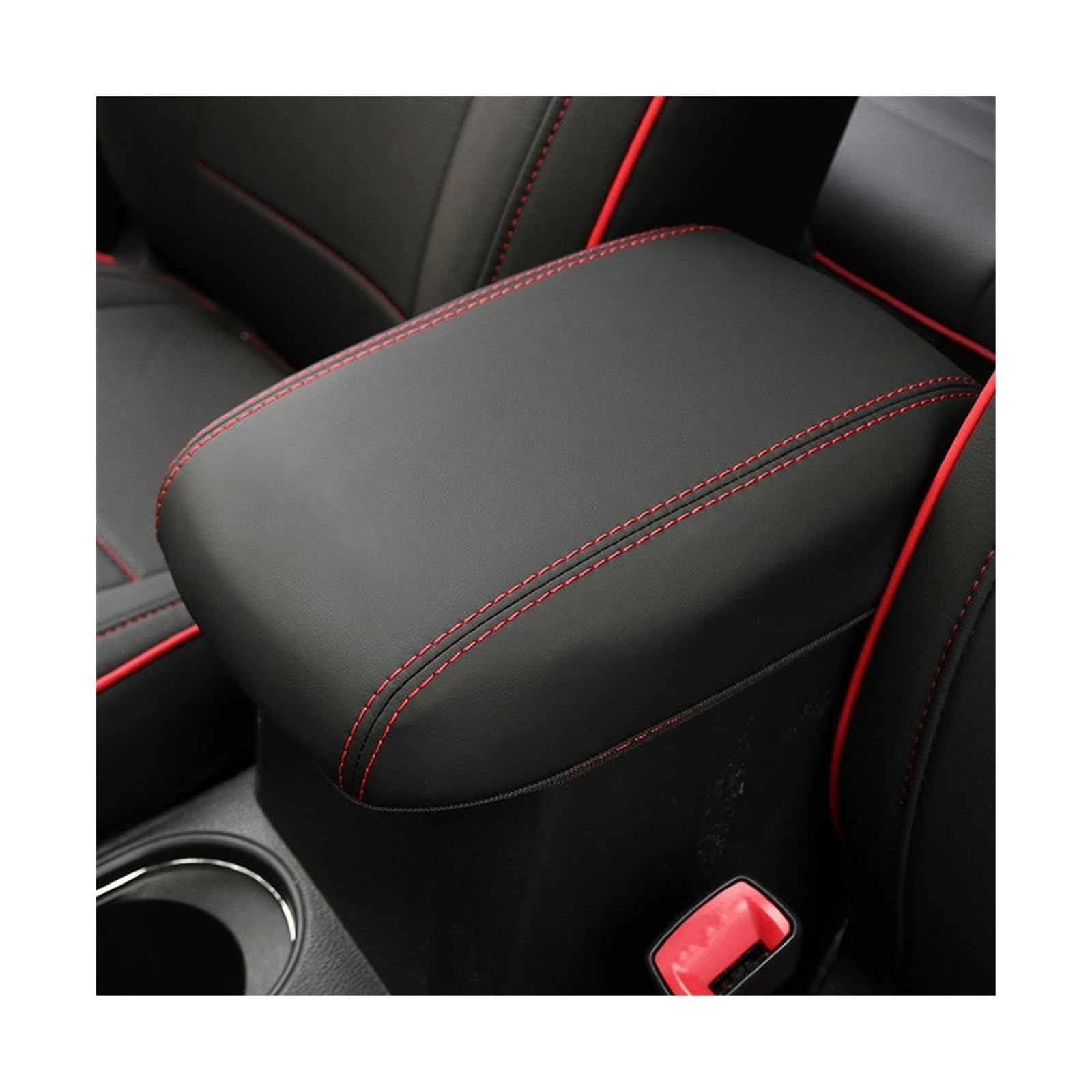 Interieurdecoratiestrips 1 Stuk Voor Subaru Voor Forester 2013 2017 2018 2019 2020 2021 2022 2023 2024 Auto Armsteunen Doos Hoes Decoratie Interieur Auto Interieur Strepen(Red Line 2019-2021