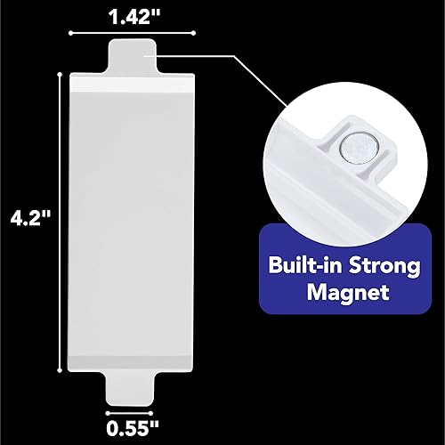 Vista 16 de Bates - Protector magnético para interruptor de luz, paquete de 2, transparente, a prueba de niños, cerradura, protector de interruptor de pared