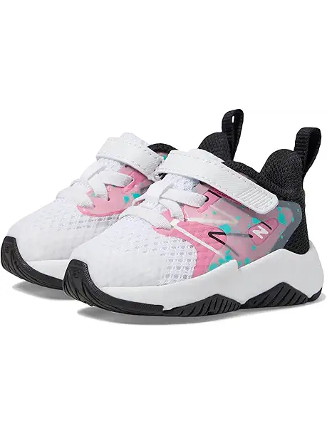Детские кроссовки New Balance Kids Rave Run v2 Bungee Lace with Hook-and-Loop Top Strap (Infant/Toddler) для бега