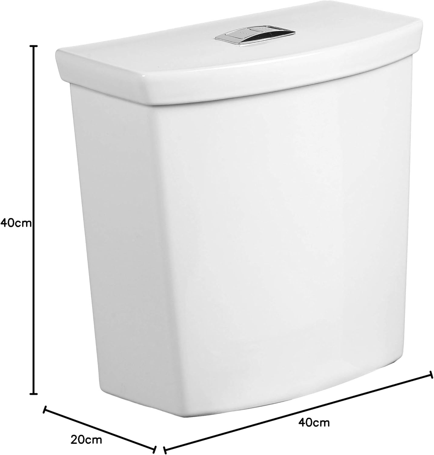 H2Option® Dual Flush 1.28 gpf/4.8 Lpf and 0.92 gpf/3.5 Lpf 12-Inch Rough Tank