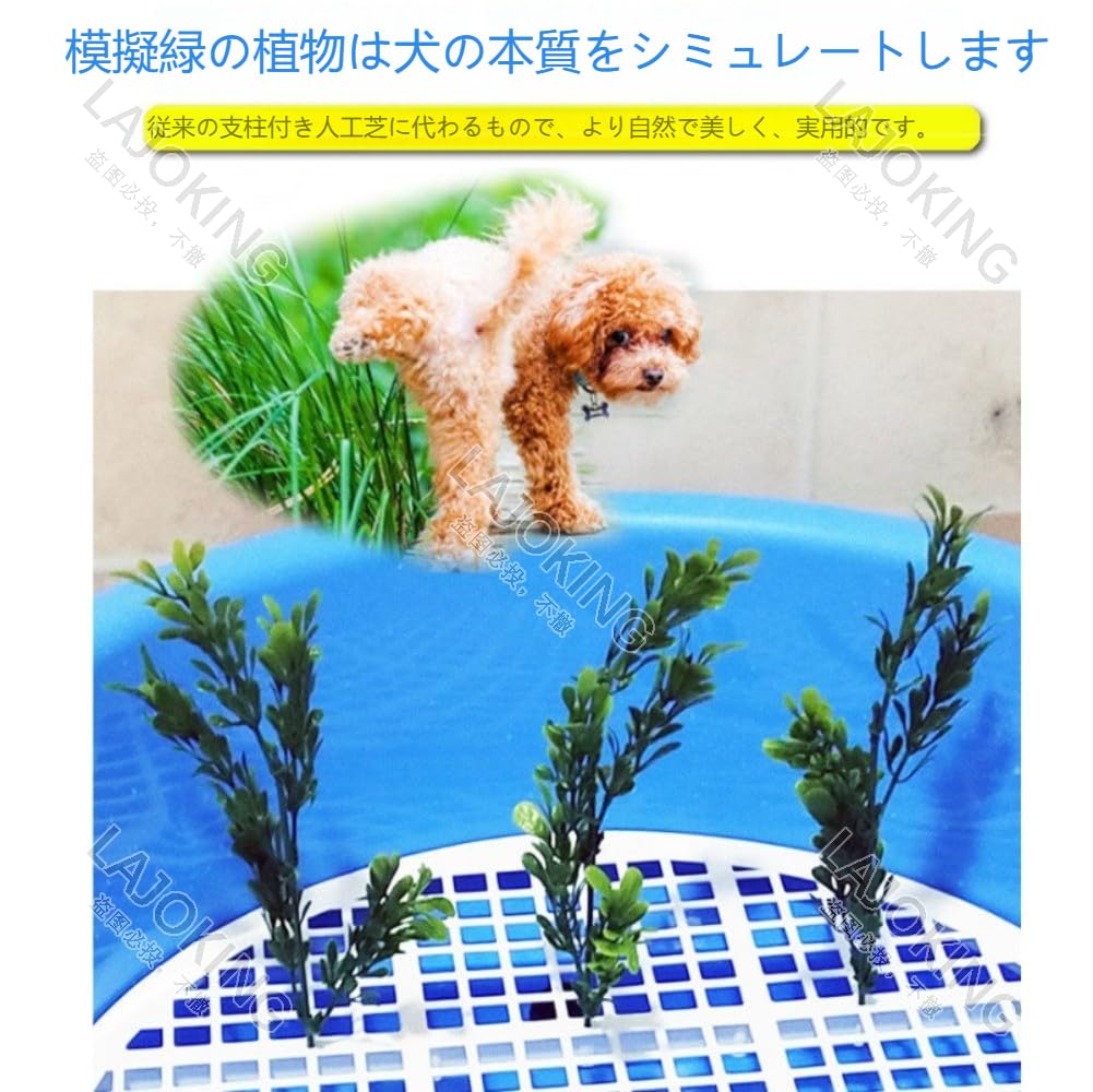 Amazon | LAJOKING 自動洗浄犬用トイレ、直接洗浄設計、室内用、水洗い