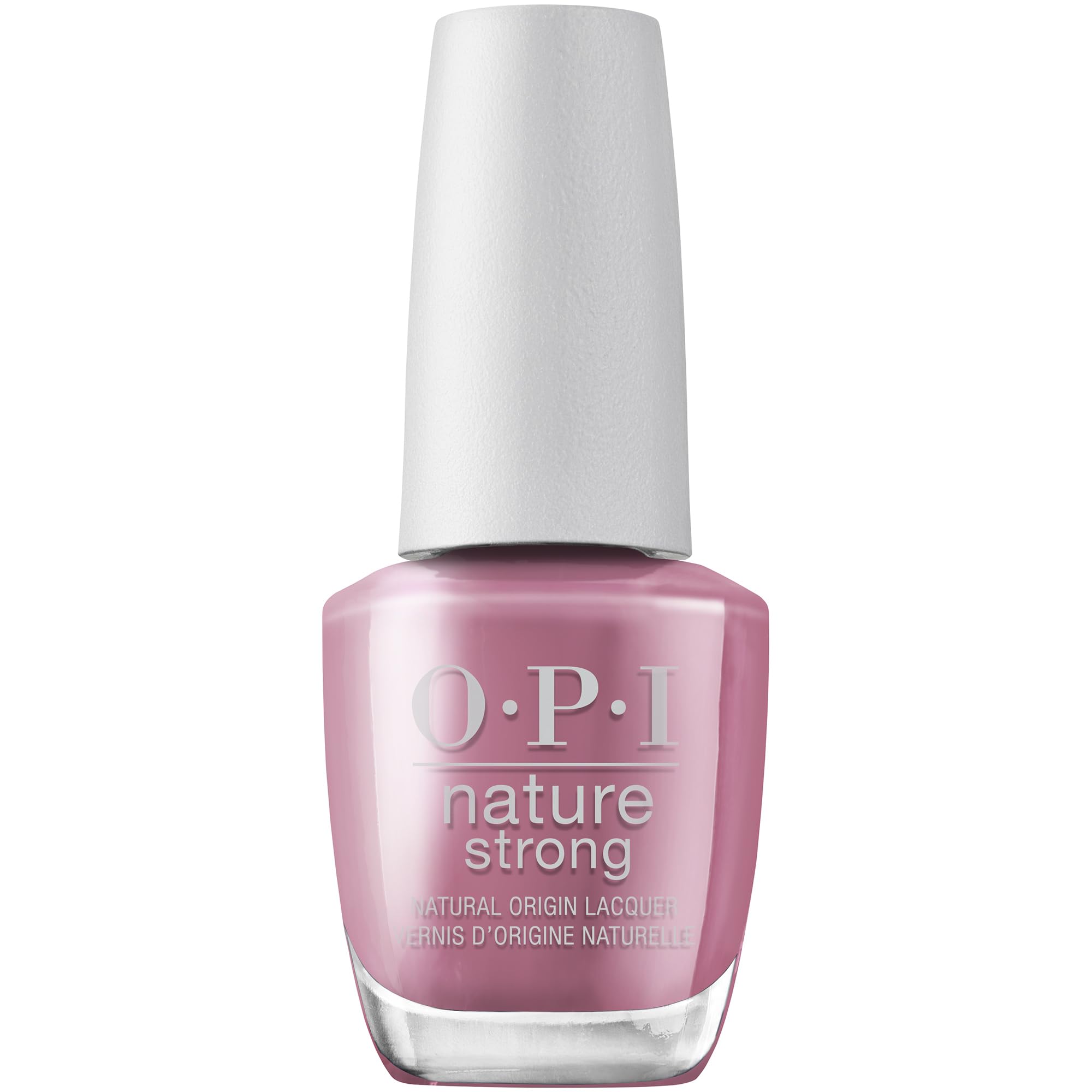 Nature Strong Natural Nail Polish | Simply Radishing Nail Lacquer (Mauve) | 15 ml | Long-Lasting, Glossy Nail Polish | Natural Origin, Vegan & Cruelty Free