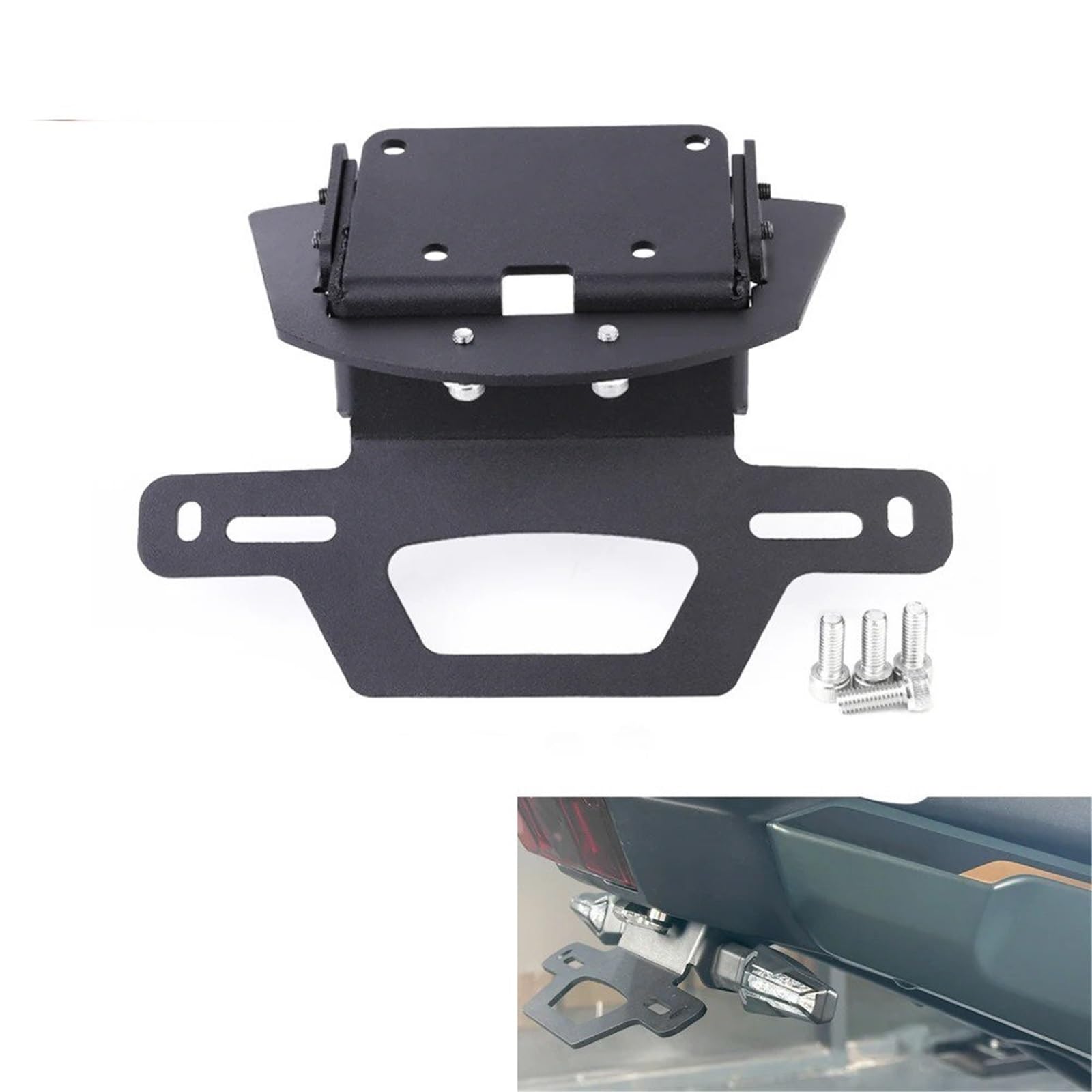Motorrad Kennzeichenhalter Für KOVE 800X Für Pro Für Rallye Für Super Für ADV 2025 Kennzeichenhalter Motorrad Fender Eliminator Heckrahmen Registrierungshalter Unterstützung