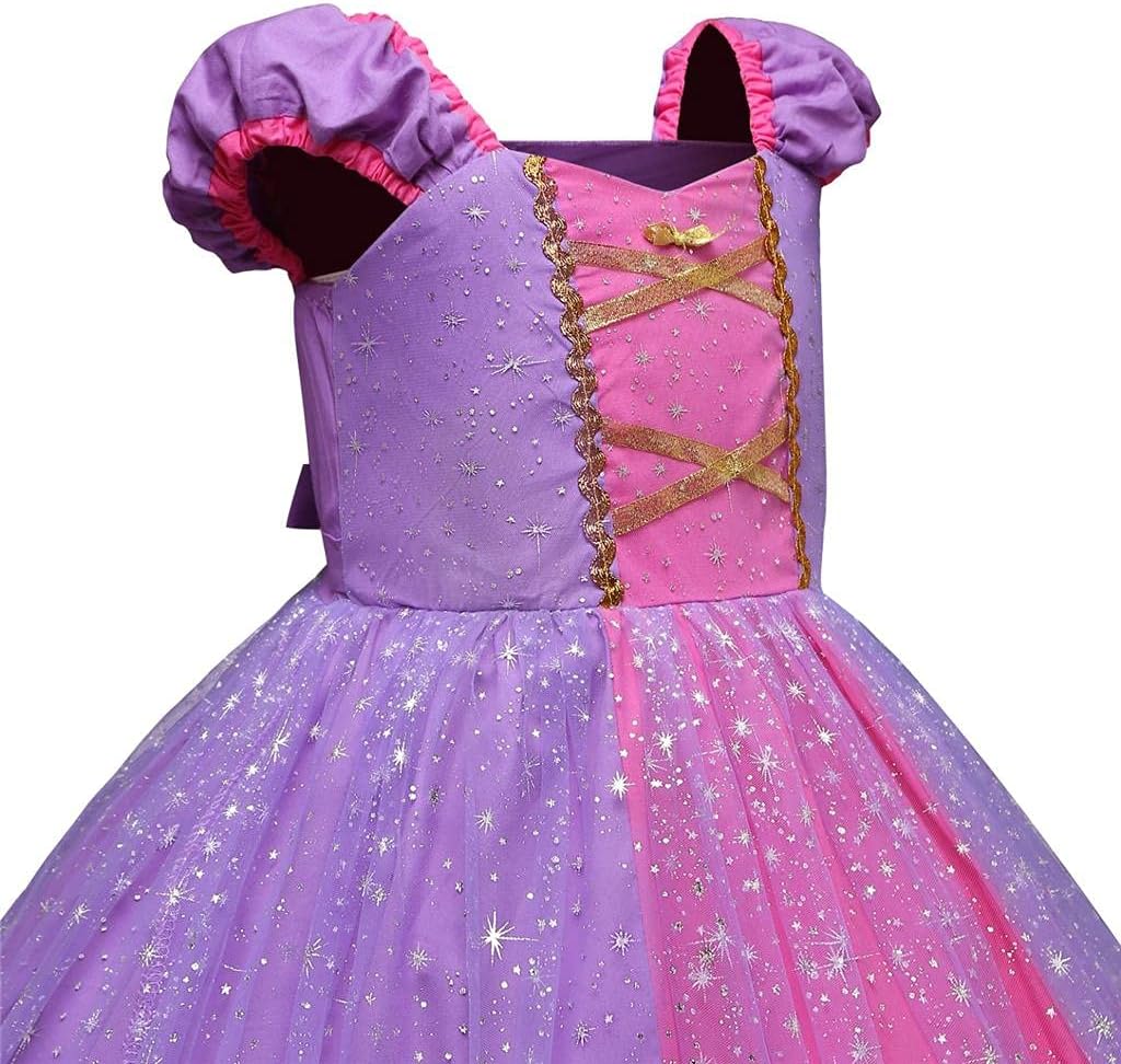 Dressy Daisy Princess Costumes Toddler Birthday Halloween Party Dress Up for Baby Toddler Girls 3 Months to 6 Years