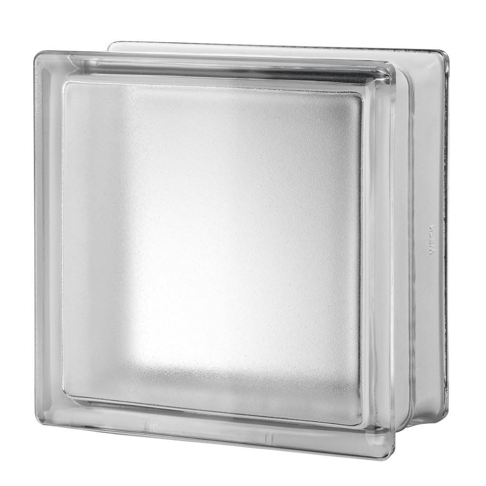 Seves Glass Block 8 x 8 x 4 Arctic Glass Block