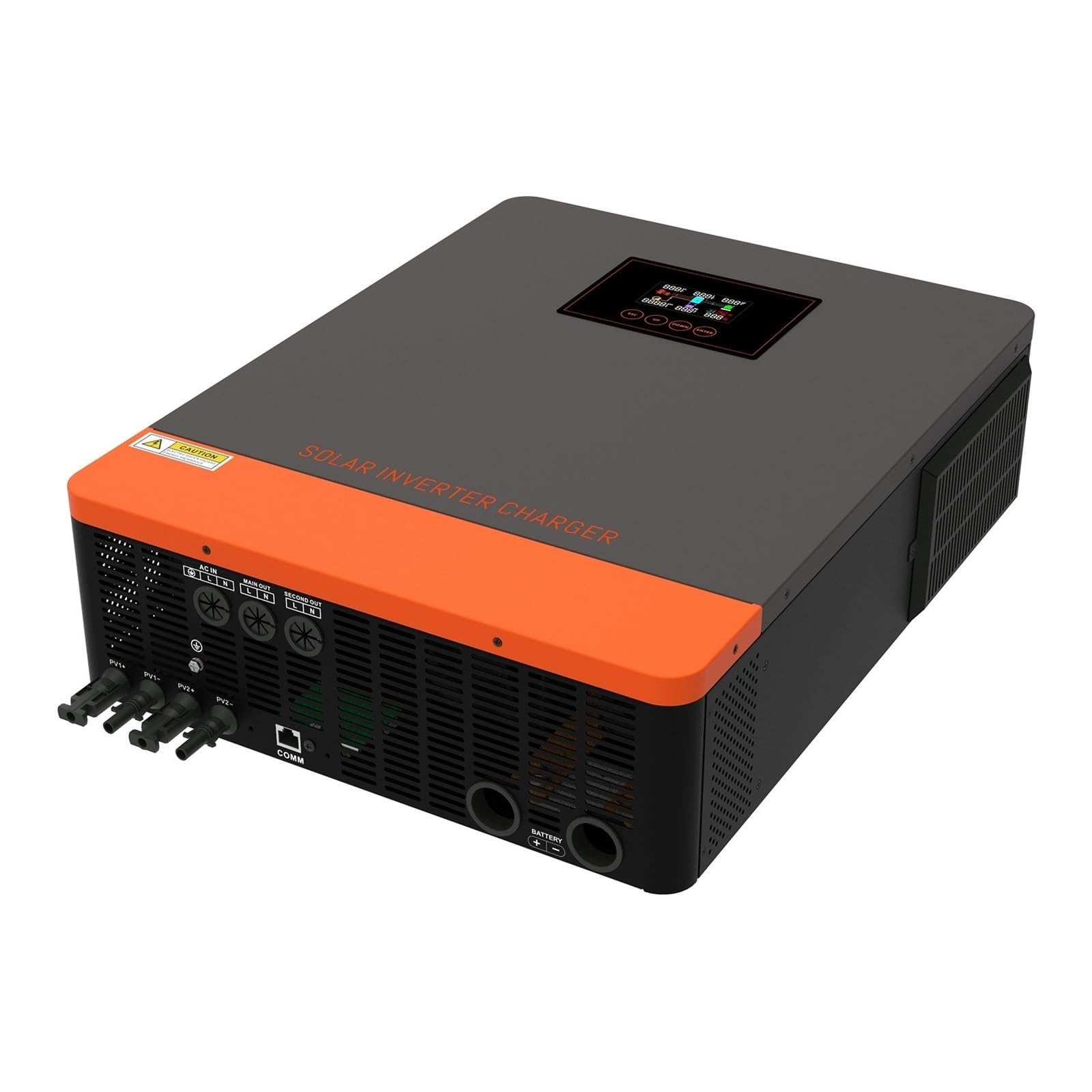 On Grid Hybrid Solar Inverter 10KW 8KW 6KW 48V MPPT 180A 160A 120A Tie Converter Onda Sinusoidale Pura Inversor Stabile Affidabile Applicazione Completa(8.2KW MPPT 160A,With WiFi)