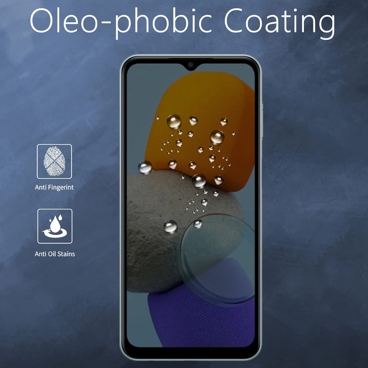 Hkess 2 Pezzi Pellicola Privacy In Vetro Temperato Per Huawei P Smart 2020 - Copertura Completa 9H Antigraffio, Anti-spia E Anti-impronte - 3