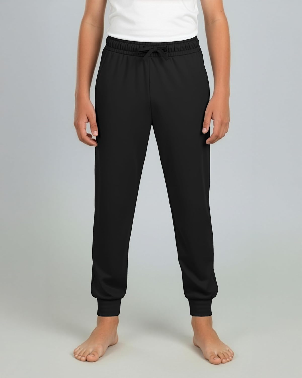 Real Essentials 3 Pack: Boys’ Ultra-Soft Jogger Pajama Pants - Kids Lounge Pjs Sleepwear (Size 4-18) - Image 2