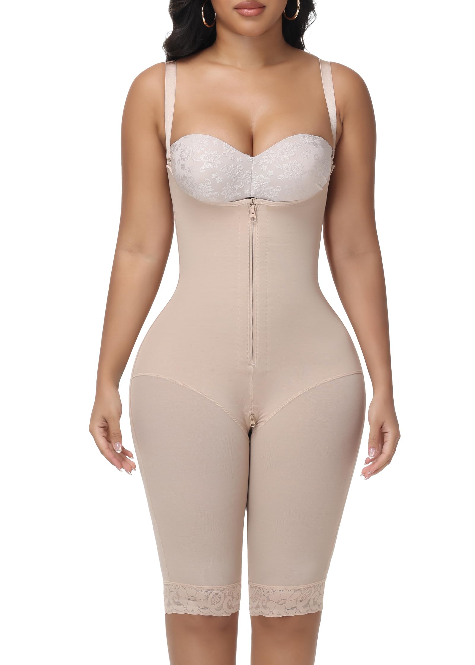 Fajas Colombianas Tummy Control Shapewear Faja Body Shaper Post Surgery Compression Garment Shapewear for Women-image-12