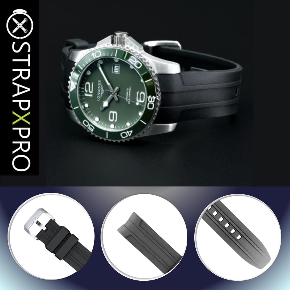 メガカメックス　ストラップ INO Design StrapXPro(LXH1C) 21mm Watch Band Quick Release FKM