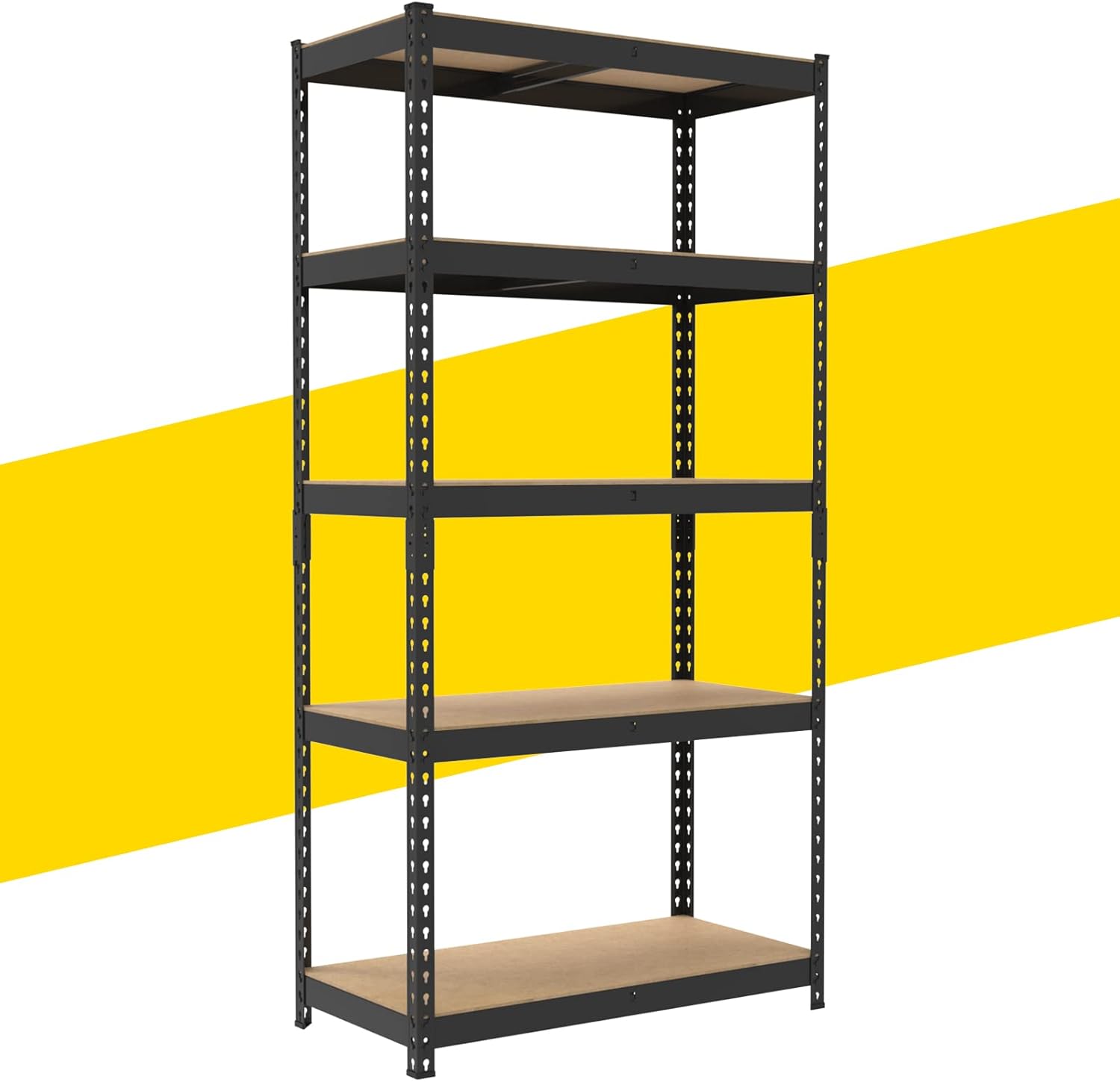 5Tier Storage Shelves, Adjustable Garage Storage Shelves